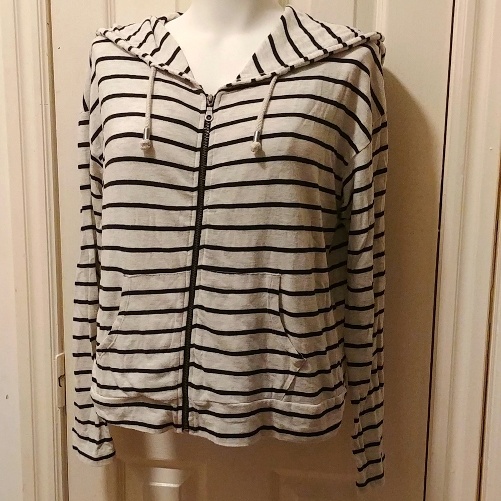 Forever 21 Striped Hoodie